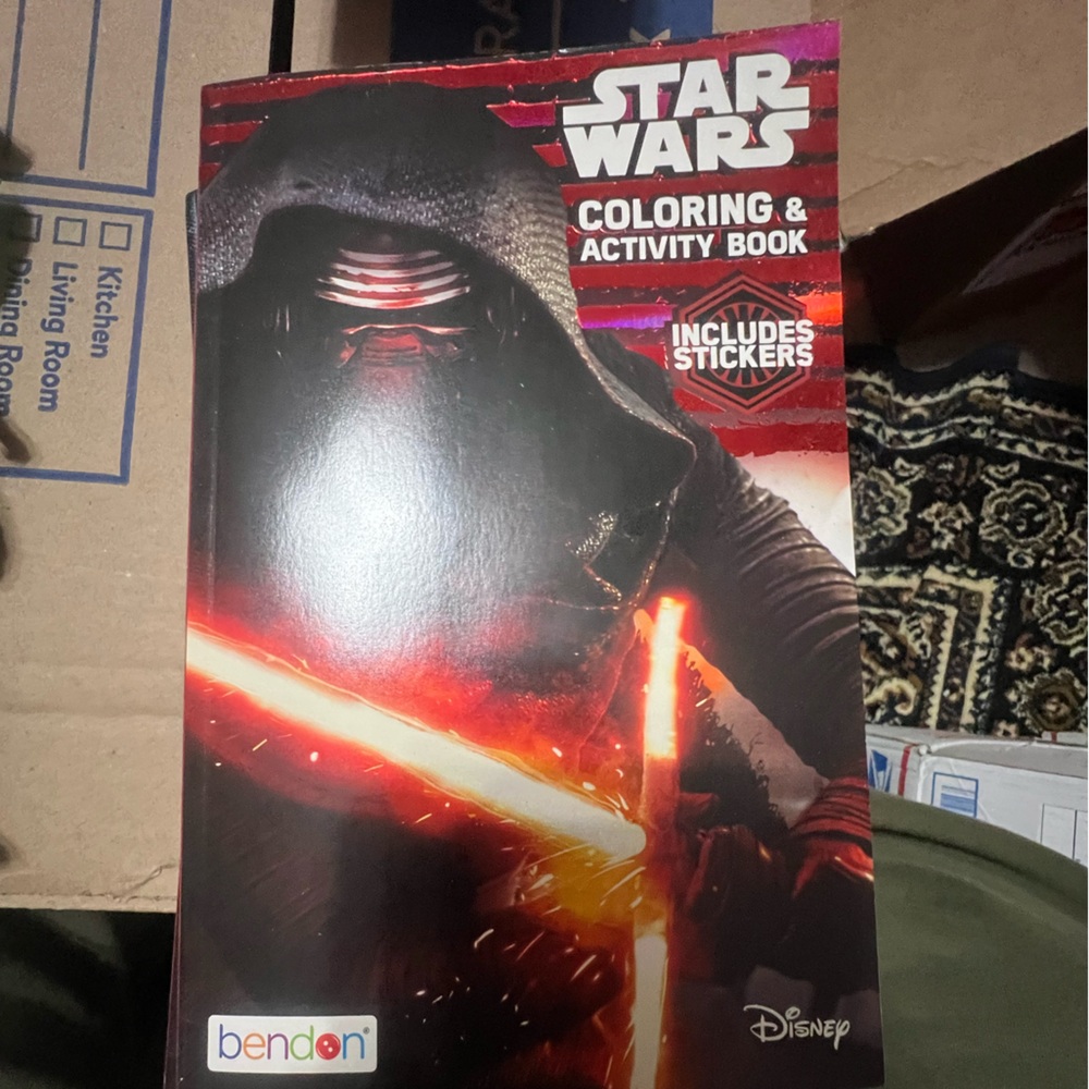 Disney Star Wars Activity Book with Red and Black Cover